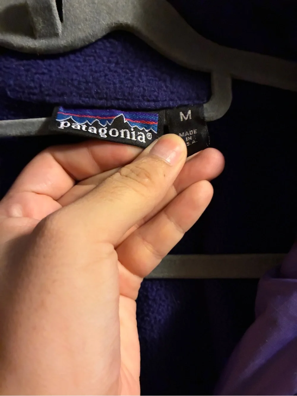 Purple & Teal Pullover Patagonia Fleece